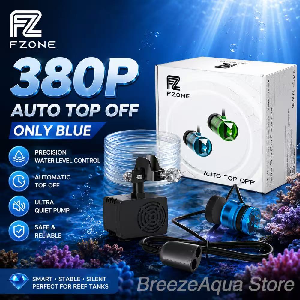 Fish Tank Filter Pump - ระบบเติมน้ำอัตโนมัติ FZONE ATO-380P สำหรับตู้ปลา พร้อมปั๊มน้ำอัจฉริยะ อุปกรณ์เสริมอัตโนมัติสำหรับตู้ปลา