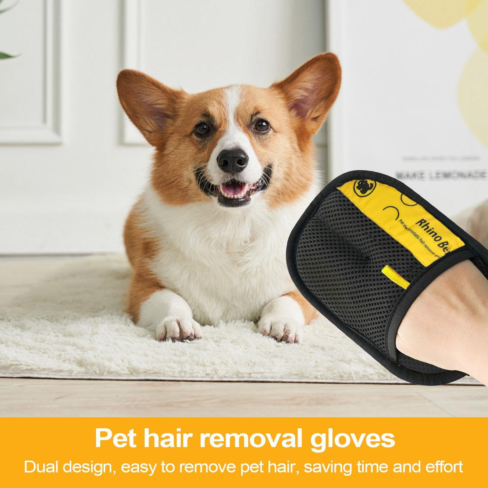 ถุงมือกรูมมิ่งสำหรับแมว 2 ชิ้น - Pet Grooming Glove บทวิจารณ์และราคา