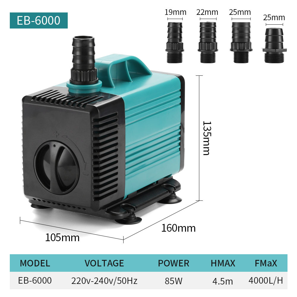 ปั๊มน้ำแบบจุ่มใต้น้ำสำหรับตู้ป - Fish Tank Filter Pump บทวิจารณ์และราคา
