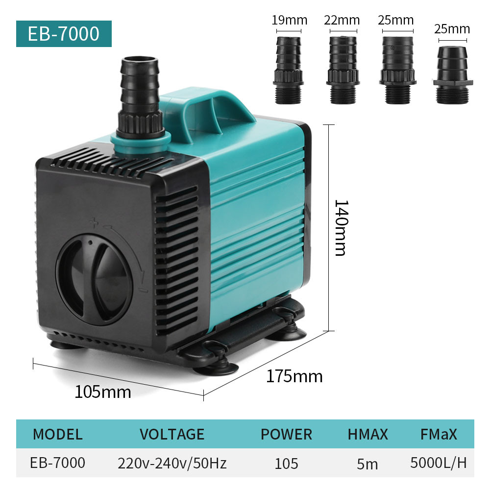 ปั๊มน้ำแบบจุ่มใต้น้ำสำหรับตู้ป - Fish Tank Filter Pump บทวิจารณ์และราคา
