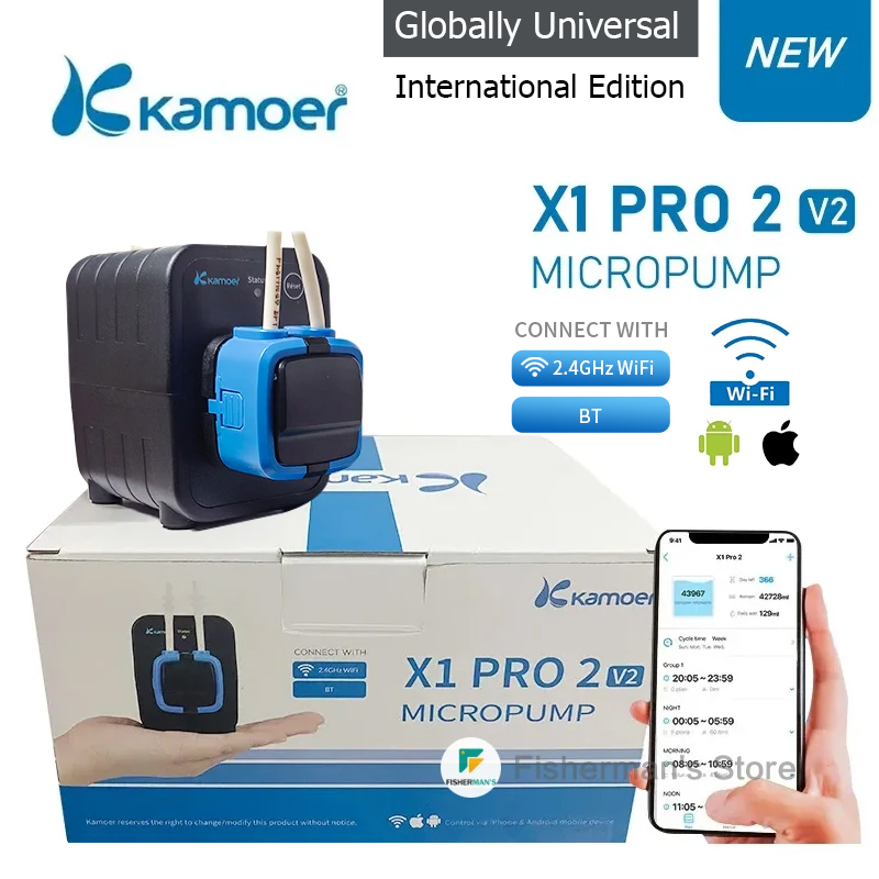 Kamoer ปั๊ม X1 Pro 2 V2บลูทูธ  - Fish Tank Filter Pump บทวิจารณ์และราคา