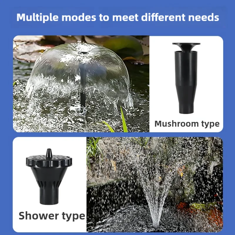 110V 220V บ่อปลาน้ําพุปั๊มโคมไ - Fish Tank Filter Pump บทวิจารณ์และราคา