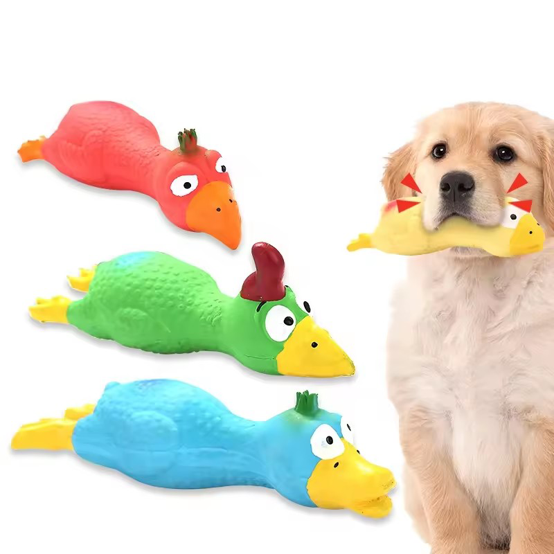 ของเล่นสุนัขน่ารักรูปไก่ยางลาเ - Pet Supplies Vending Machine บทวิจารณ์และราคา