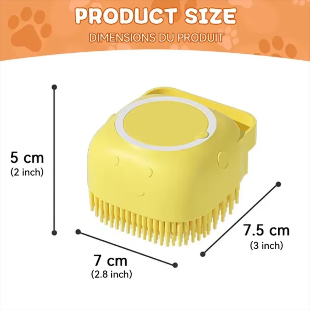 แปรงอาบน้ำซิลิโคนอเนกประสงค์ อ - Pet Supplies Vending Machine บทวิจารณ์และราคา