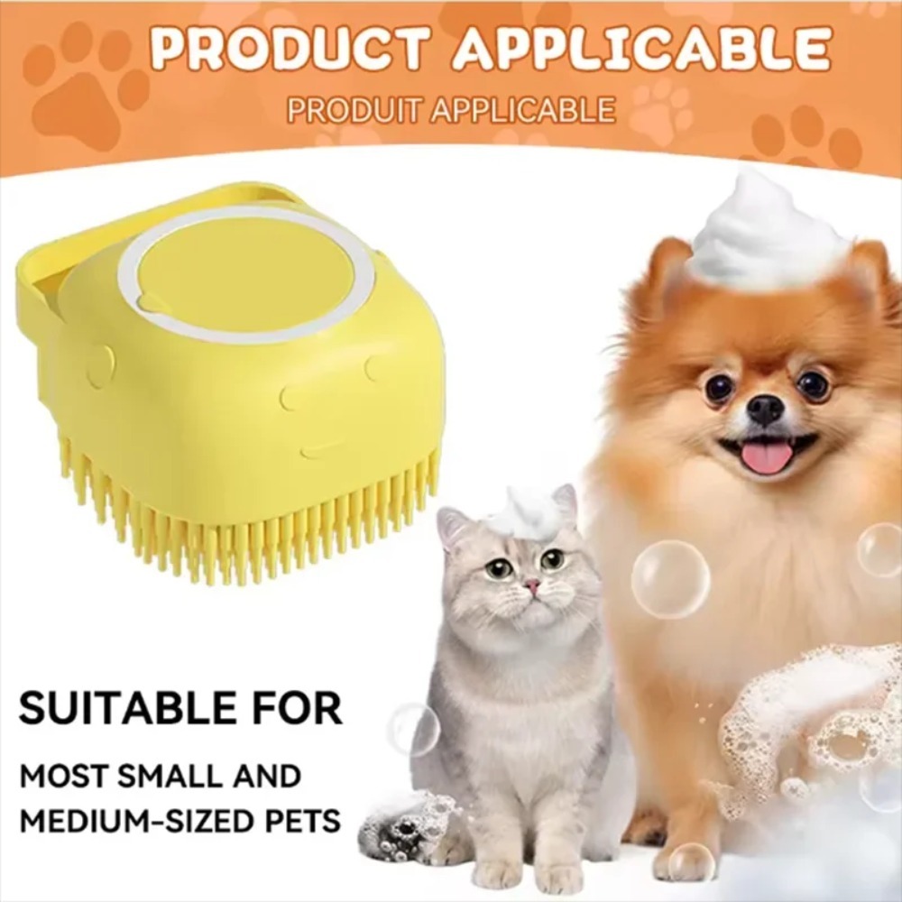 แปรงอาบน้ำซิลิโคนอเนกประสงค์ อ - Pet Supplies Vending Machine บทวิจารณ์และราคา