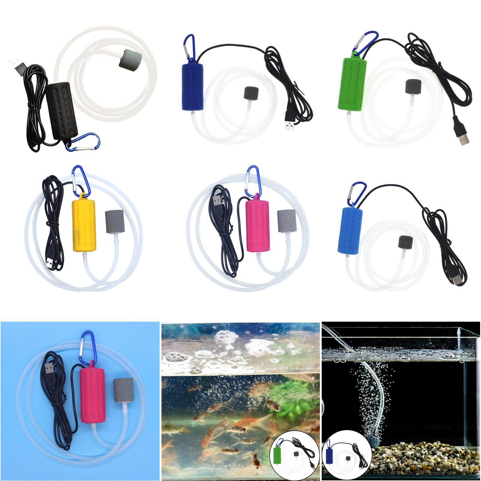 ปั๊มลมตู้ปลาแบบ USB ไมโครออกซิ - Fish Tank Filter Pump บทวิจารณ์และราคา