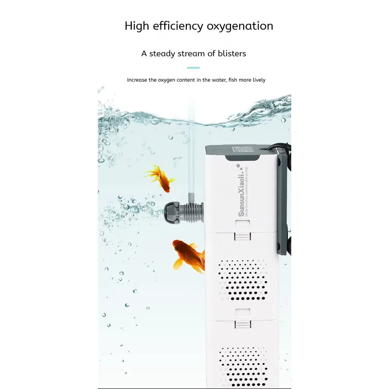 กรองในตู้ปลา 4 in 1 แบบเงียบพิ - Fish Tank Filter Pump บทวิจารณ์และราคา