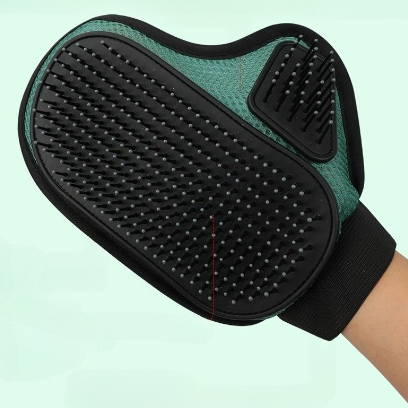 สัตว์เลี้ยงแมวกรูมมิ่งถุงมือลู - Pet Grooming Glove บทวิจารณ์และราคา
