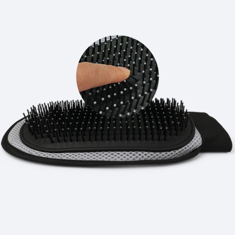 สัตว์เลี้ยงแมวกรูมมิ่งถุงมือลู - Pet Grooming Glove บทวิจารณ์และราคา