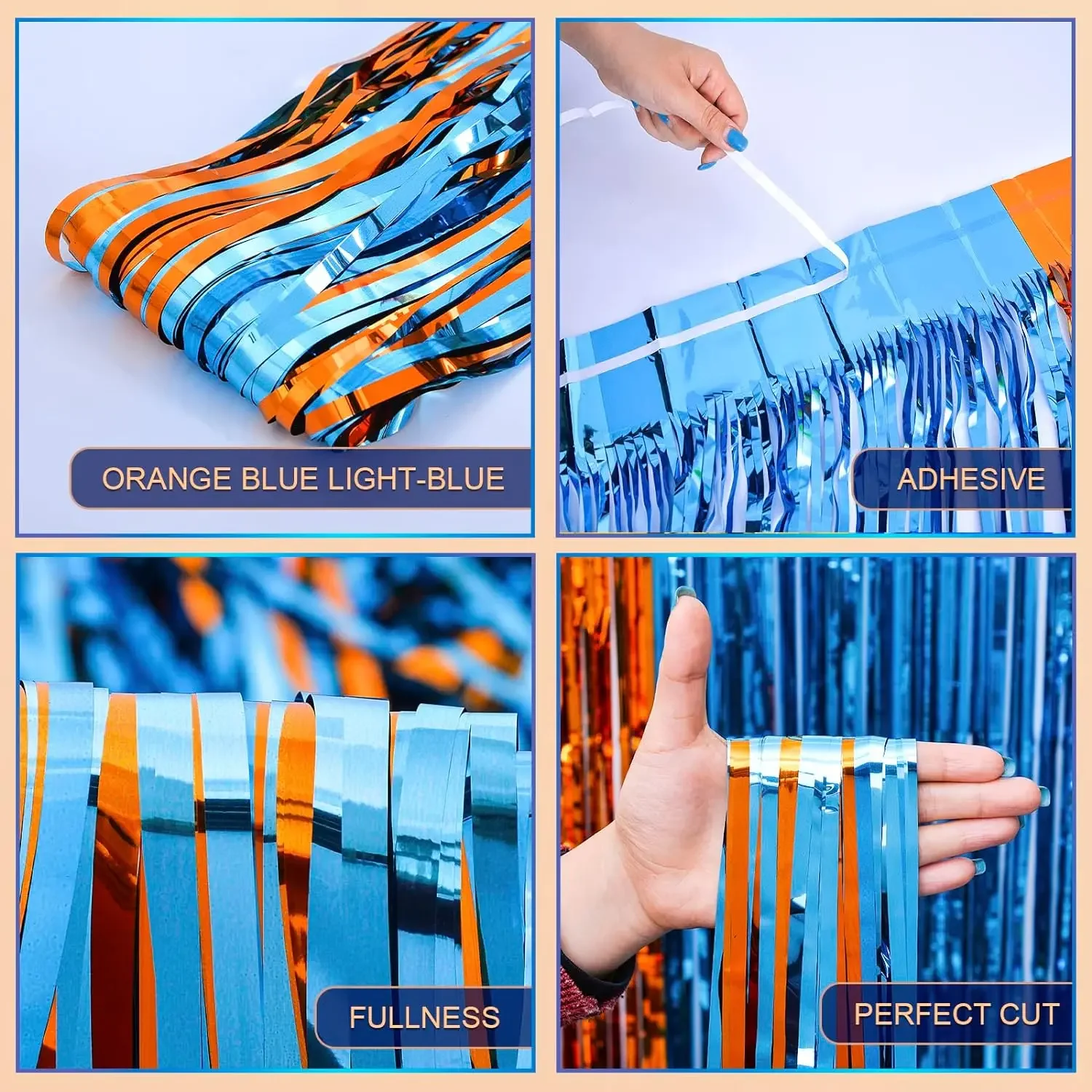 สีส้มสีฟ้าสุนัขฟอยล์ Fringe ผ้ - Pet Supplies Vending Machine บทวิจารณ์และราคา