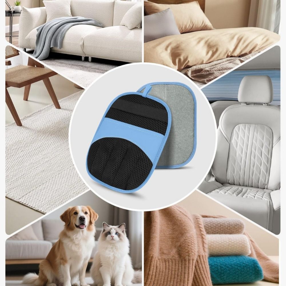 ถุงมือกำจัดขนสัตว์เลี้ยงแบบใช้ - Pet Grooming Glove บทวิจารณ์และราคา