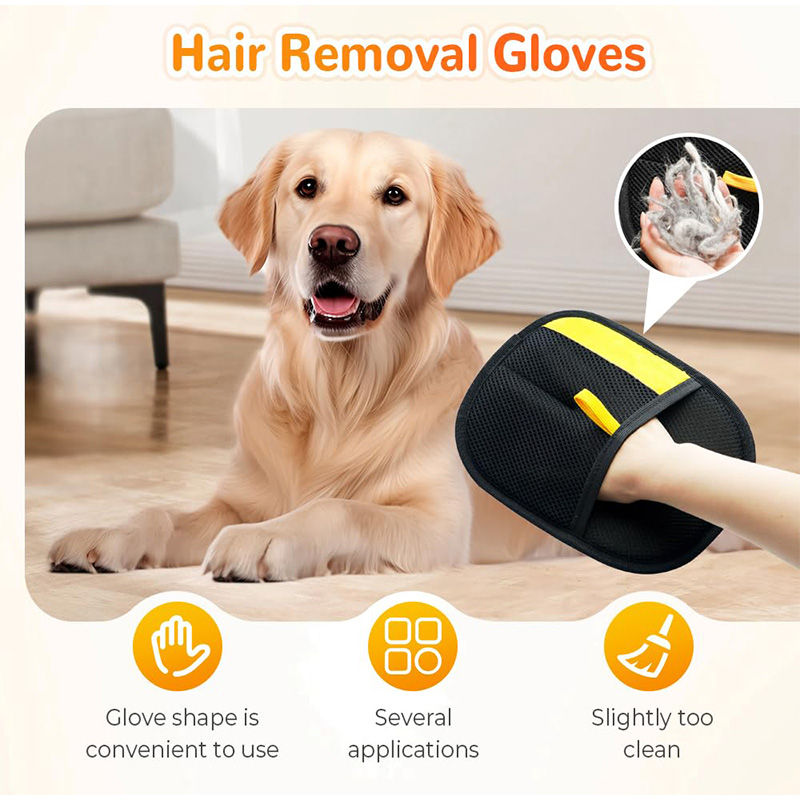 เครื่องมือกำจัดขนสัตว์เลี้ยง ถ - Pet Grooming Glove บทวิจารณ์และราคา