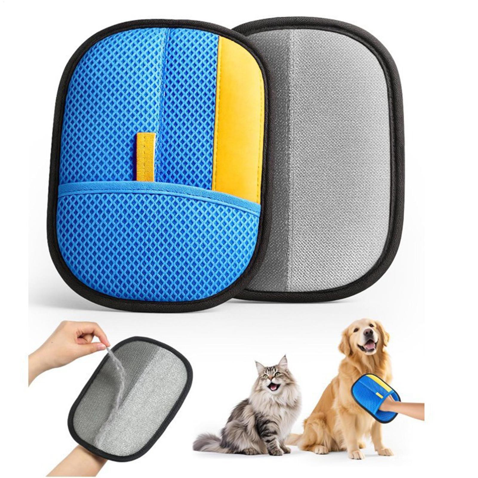 ถุงมือกำจัดขนสัตว์เลี้ยงแบบไฟฟ - Pet Grooming Glove บทวิจารณ์และราคา