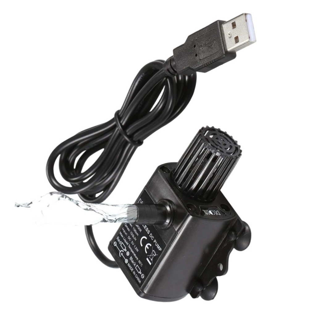 ปั๊มน้ำแบบจุ่มไร้แปรงถ่าน 5V U - Fish Tank Filter Pump บทวิจารณ์และราคา