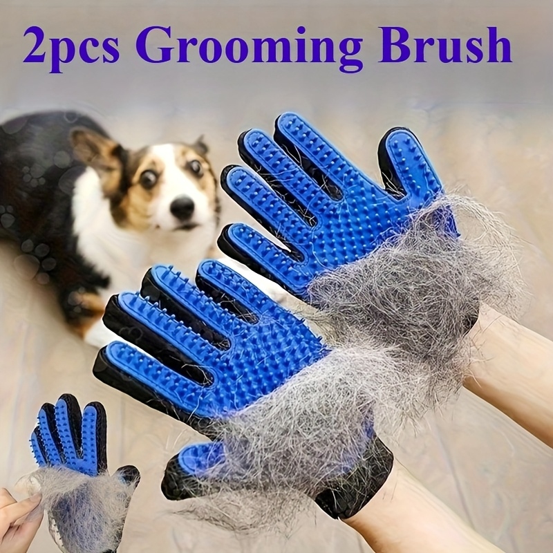 ถุงมือกรูมมิ่งสำหรับสัตว์เลี้ย - Pet Grooming Glove บทวิจารณ์และราคา